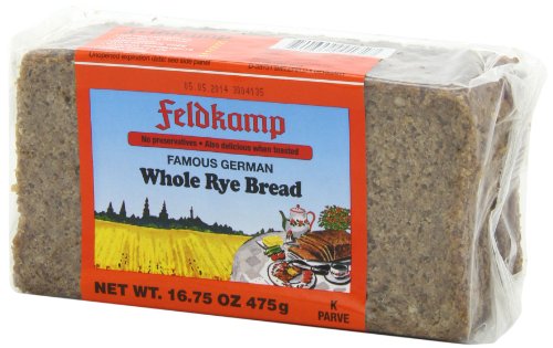 Delba Famous German Whole Rye Bread, 16.75 Ounce (Pack Of 12)