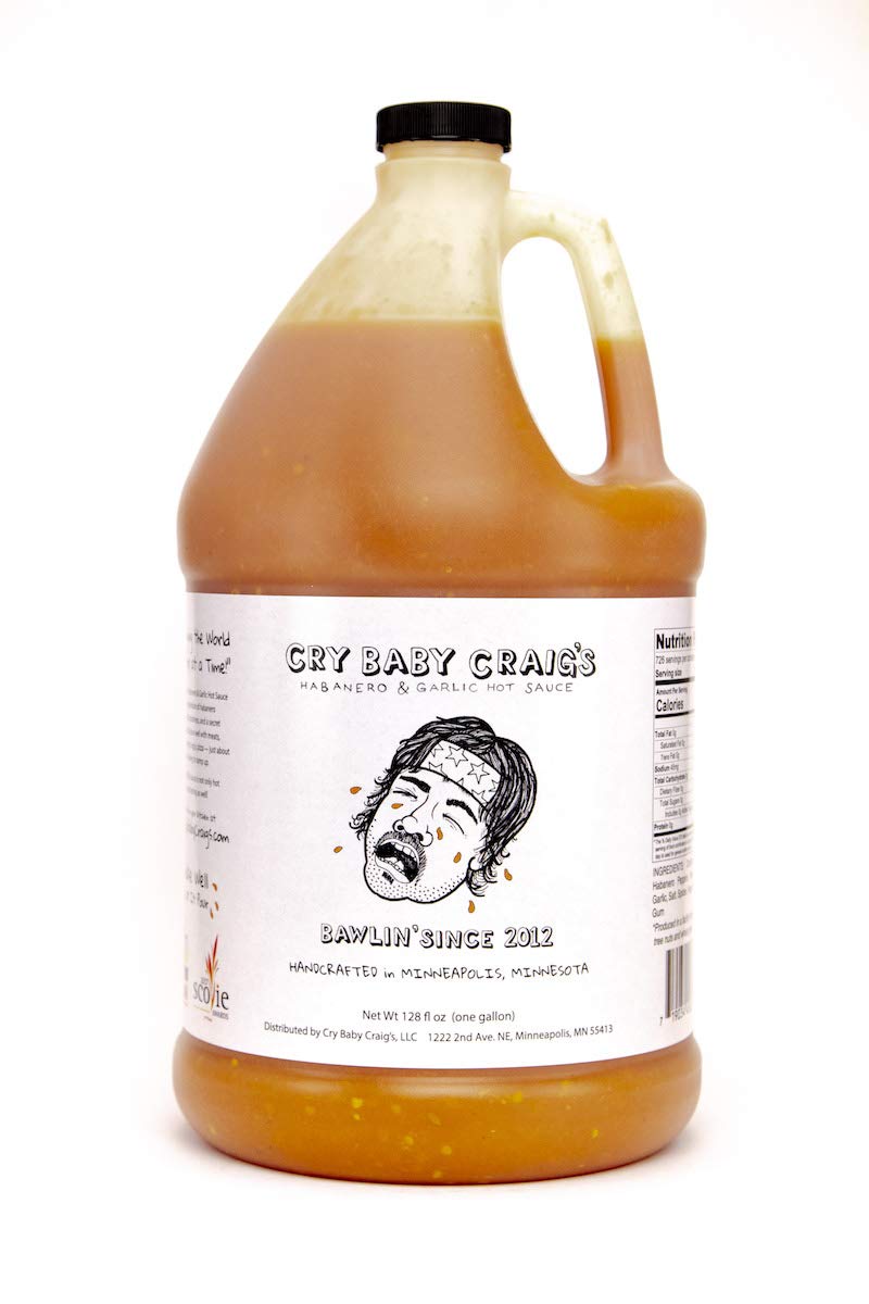 Cry Baby Craig's Habanero and Garlic Hot Sauce - (1 Pack)
