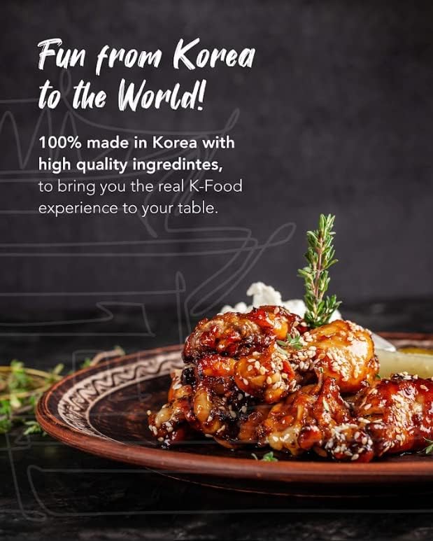 Funtable Garlic Soy Sauce (13.4 Oz, Pack Of 1) - Korean Authentic Garlic Flavored Sweet Sauce, Ideal For Dipping, Marinating, &