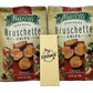 All Natural Bruschette Bruschetta Vegan Cracker Bruschettini Chips 4 PACK (5oz, Tomato Olive And Oregano)