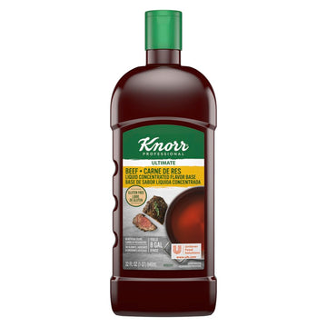 Knorr Professional Ultimate Beef Liquid Concentrated Base Scratch Like Flavor Aromatic Stock Base, Gluten Free, No Artificial Fl