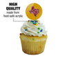 Midwestern Sate Secondary Logo Cupcake Picks Toppers Decoration Set Of 6