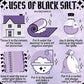 Black Salt For Protection And Driving Away Evil - Ritual And Spell, Purifying, Cleansing, Healing, Metaphysical, Meditation And