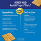 HONEY MAID Graham Crackers, Lunch Snacks, Family Size, 19.2 oz