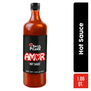 Amor Picante Sauce | Bittersweet Flavor | Sugar Free | Kosher | 33 Fl Oz Bottle (Pack Of 1)