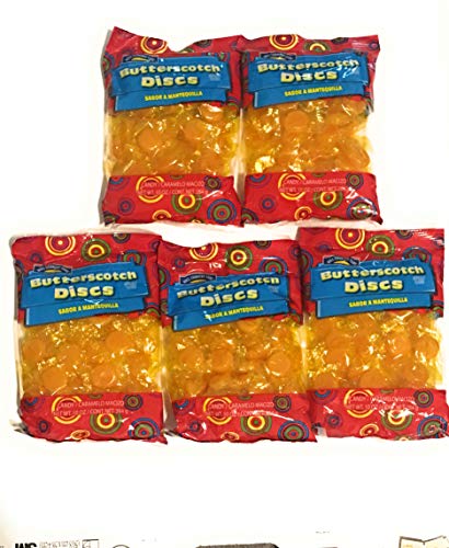 Hill Country Fare Butterscotch Discs (5 Pack) 10Oz Packages.