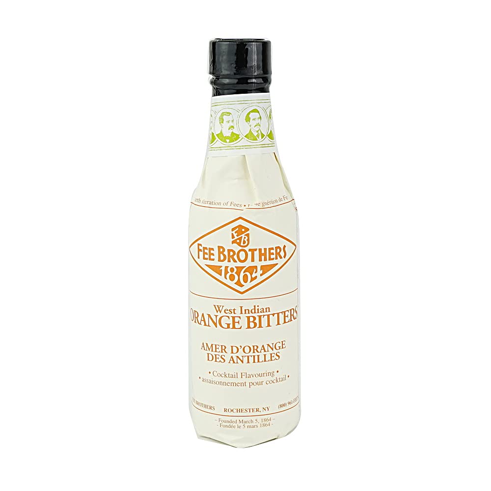 Fee Brothers West Indian Orange Cocktail Bitters, Vegan-Friendly, Gluten Free, 5 Fl Oz