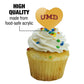 GRAPHICS & MORE UMD Secondary Logo Heart Cupcake Picks Set of 6, Acrylic, One Size, University of Minnesota Duluth