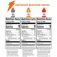 Gatorade G Zero Sports Drink  Fruit Punch  Orange  G Variety Pack  12 Fl Oz (Pack of 18)