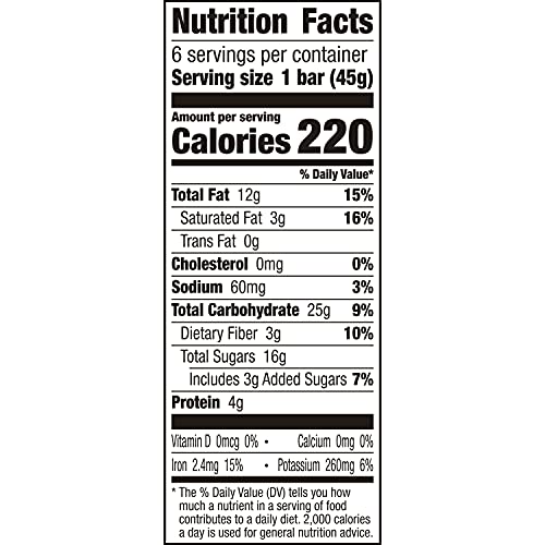 Larabar Chocolate Chip Cookie Dough Bars, Vegan, Gluten Free, 6 Bars