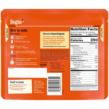 BENS ORIGINAL READY RICE Roasted Chicken Flavored Family Size Rice, Easy Dinner Side, 17.3 oz Pouch