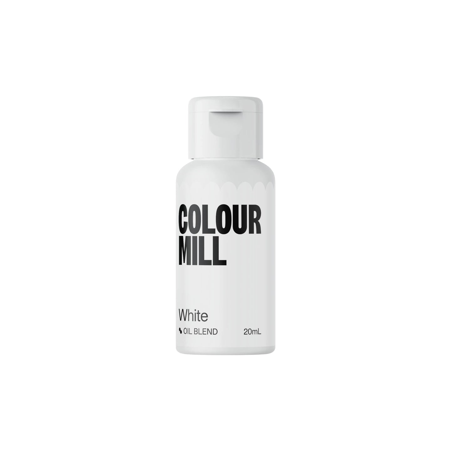 Colour Mill Oil-Based Food Coloring, 20 Milliliters White