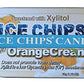 Ice Chips Xylitol Candy Tins (Orange Cream, 6 Pack) - Includes Band As Shown