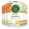 Traditional Medicinals Tea, Organic Turmeric W/ Meadowsweet & Ginger, Supports A Healthy Response To Inflammation, 96 Tea Bags (