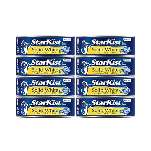 Starkist Solid White Albacore Tuna In Water, 5 Oz. Can, Pack Of 8