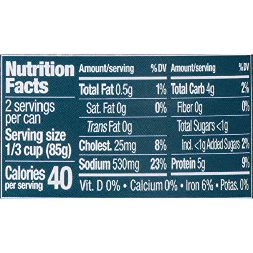 Snow'S Wild Clams Canned, 6.5Oz (Pack Of 12) - 5G Protein, Gluten Free, 99% Fat Free - For Recipes