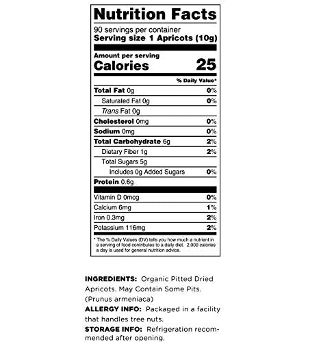 Terrasoul Superfoods Organic Apricots, 4 Lbs (2 Pack) - Sun-dried | Unsulphured | Fiber