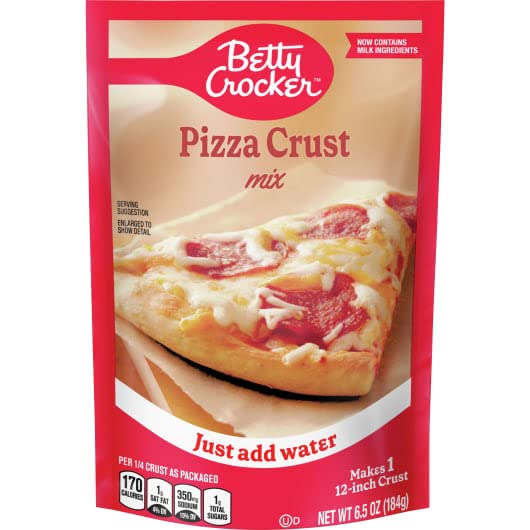 Betty Crocker Pizza Crust Mix - 6.5 Oz (12 Pack)
