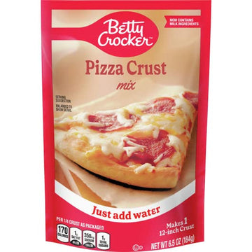 Betty Crocker Pizza Crust Mix - 6.5 Oz (12 Pack)
