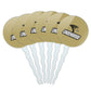 Lindenwood University Secondary Logo Cupcake Picks Toppers Decoration Set of 6