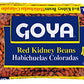 Goya Foods Red Kidney Beans, Dry, 4 Pound (Pack Of 6)