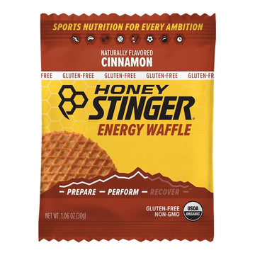 Honey Stinger Organic Gluten Free Cinnamon Waffle | Energy Stroopwafel for Exercise, Endurance and Performance | Sports Nutritio