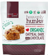 Hunks Organic Oatmeal Dark Chocolate Cookies, Gluten Free, Vegan, 22oz