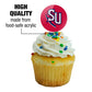 Graphics & More Shenandoah University Secondary Logo Cupcake Picks Toppers Decoration Set Of 6