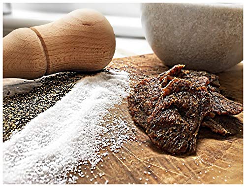 Noble Jerky - Vegan Jerky, Plant-Based High Protein Snack, Vegetarian, Non-GMO, Healthy Meat-Free Snack, Hickory Flavor, 3 Pack