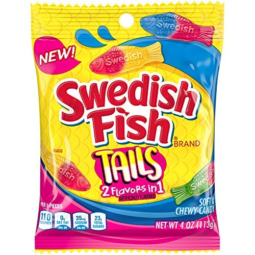 Swedish Fish Tails 2 Flavors In 1