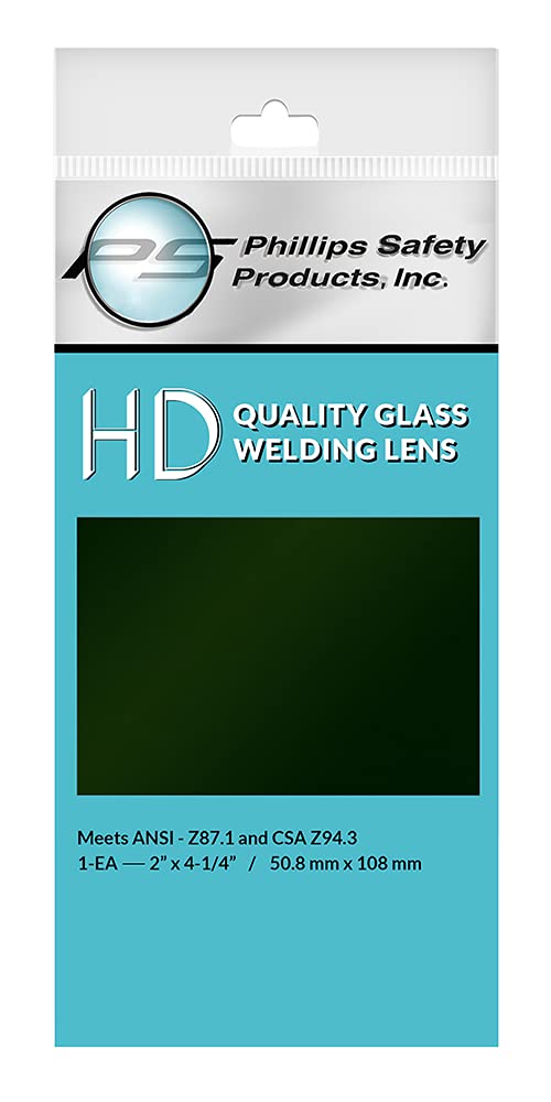Green Welding Lens Shade 14 Standard Size Small 2 X 4.25