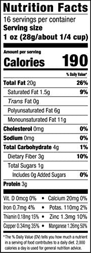 Happy Belly Pecan Halves, No Added Salt, 16 Ounce (Pack of 1)