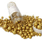 Edible Pearl Sugar Sprinkles Gold Candy 120G/ 4.2Oz Baking Edible Cake Decorations Cupcake Toppers Cookie Decorating Ice Cream T