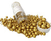 Edible Pearl Sugar Sprinkles Gold Candy 120G/ 4.2Oz Baking Edible Cake Decorations Cupcake Toppers Cookie Decorating Ice Cream T
