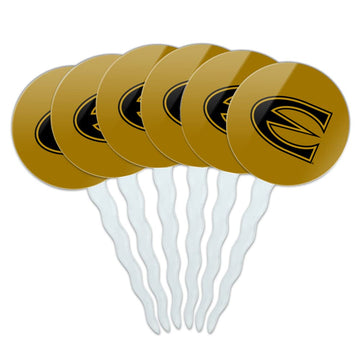 Emporia State University Primary Logo Cupcake Picks Toppers Decoration Set of 6