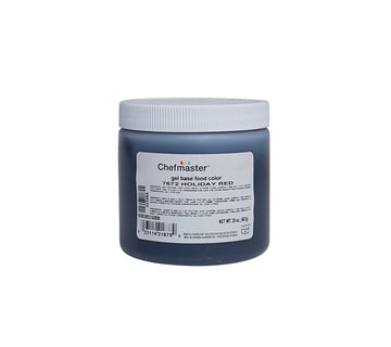 Chefmaster Holiday Red Gel Food Coloring | Vibrant Color | Professional-Grade Dye for Icing, Frosting, Fondant | Baking & Decora