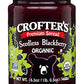 Crofters Organic Premium Spread, Seedless Blackberry, 16.5 oz Jar