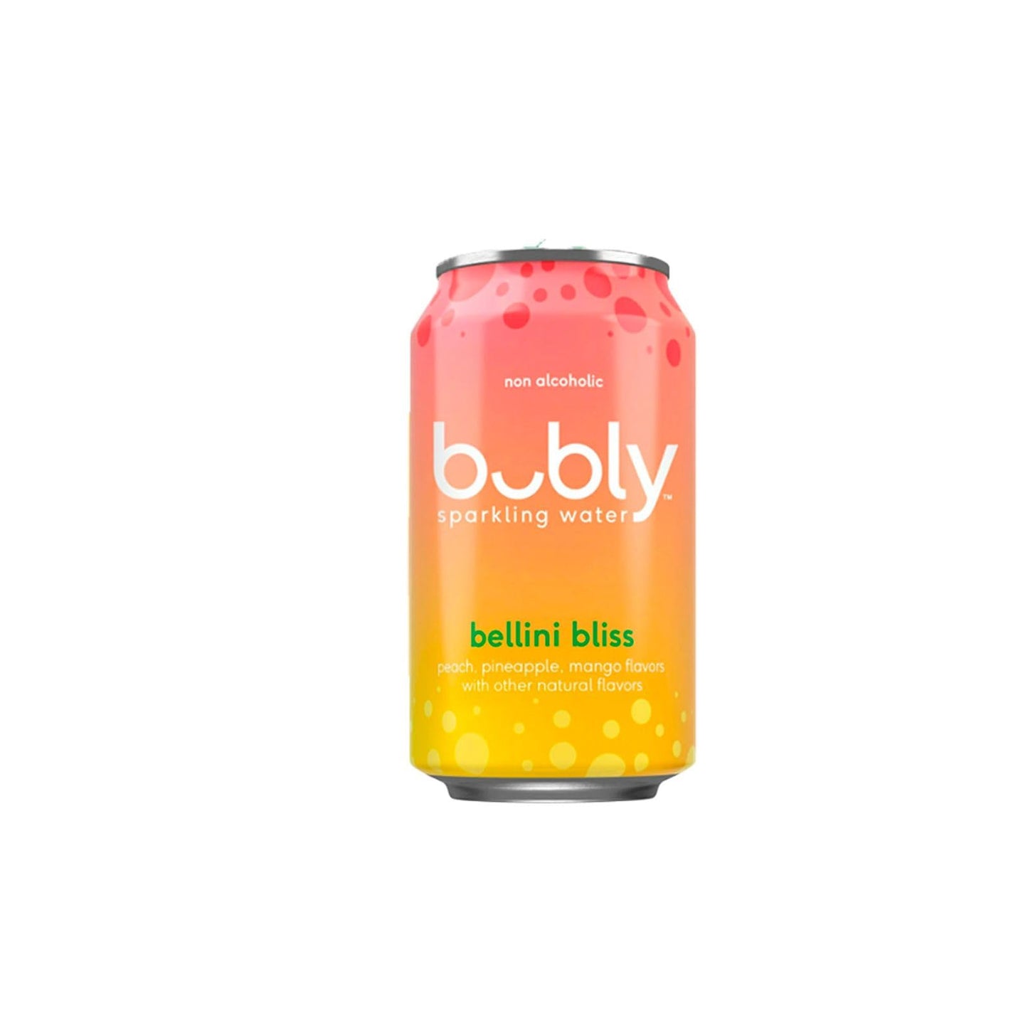 Bubly Bellini Bliss Flavored Sparkling Water 12 fl oz Aluminum Can 16 Pack