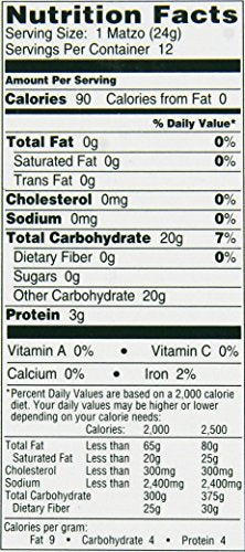 Manischewitz Matzo Thins Unsltd 10 Oz