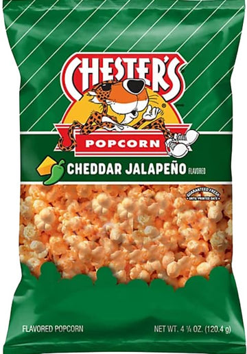 Chester Popcorn Cheddar Jalapeno, 4.25Oz (Pack Of 3)