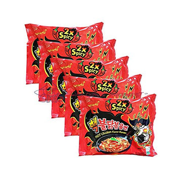 Samyang (5 Pack) 2x Spicy Hot Chicken Flavored Ramen