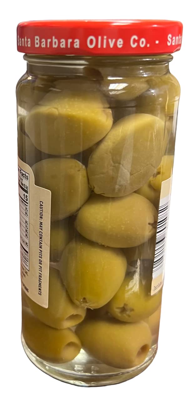 SANTA BARBARA OLIVE CO Pitted Green Olives Pack of 3, 4.25oz