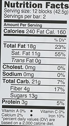 Divine Chocolate Chocolate Bar Dark Ginger Orange, 3 Oz