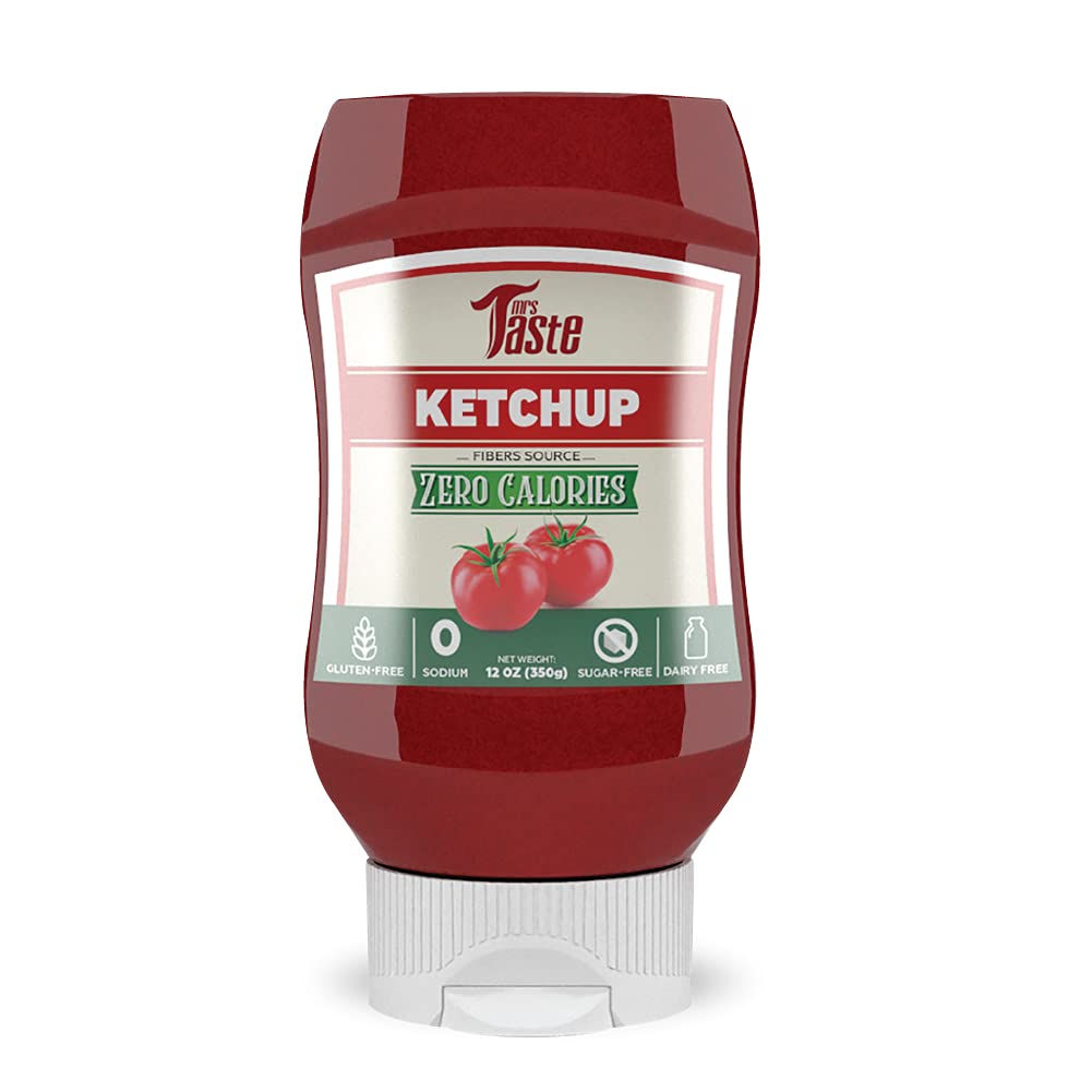 Mrs Taste Sugar Free Ketchup, Zero Calories, Zero Sodium, Zero Sugar, High Fiber, Keto Friendly, Paleo Friendly, Condiments And