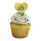 GRAPHICS & MORE Cupcake Picks Set of 6, Heart Decoration, Acrylic, Norfolk State University, One Size, Model CUPCAKE.HEART.CLCNOR.Z008407