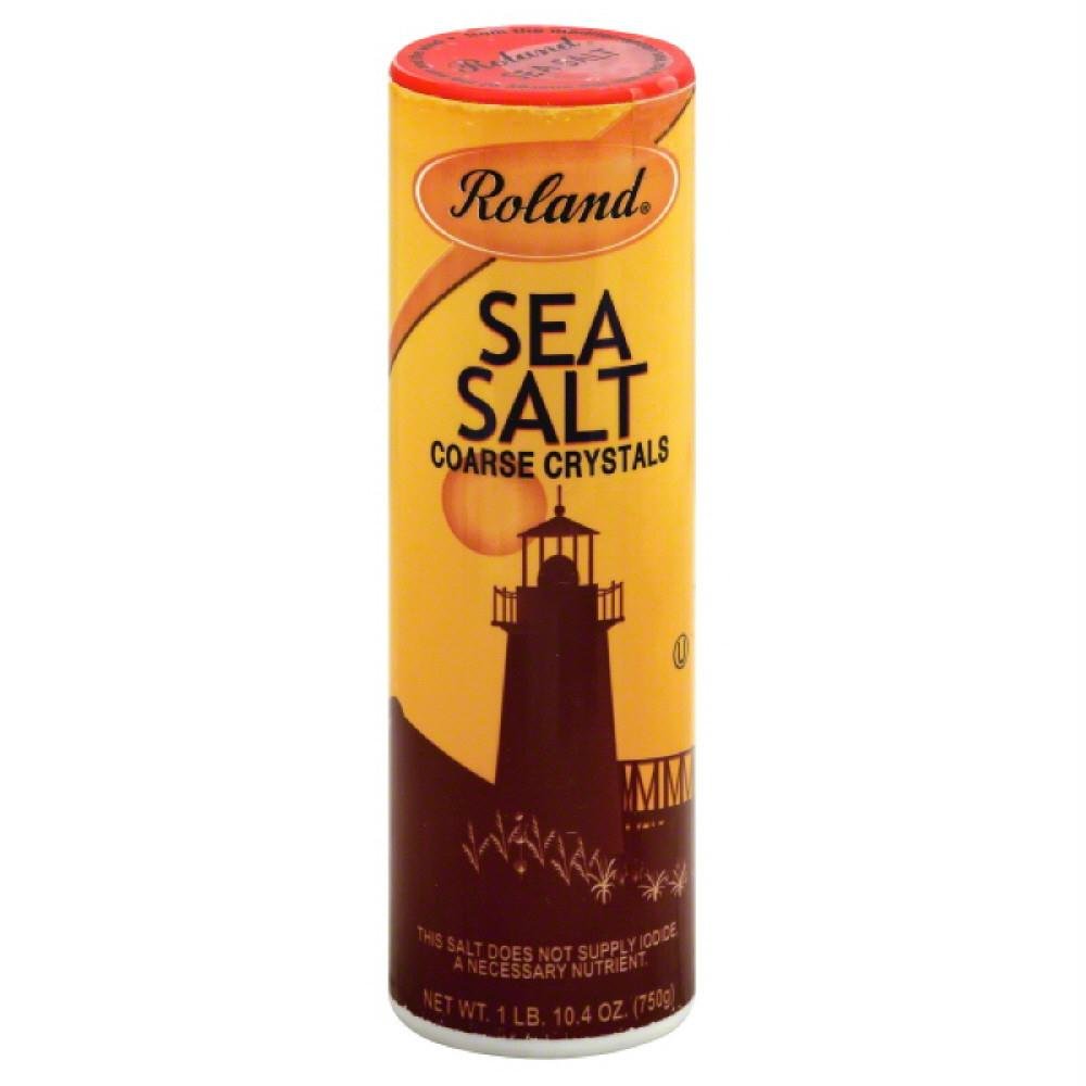Roland Sea Salt Coarse Crystals from the Mediterranean Sea - 26.4 oz