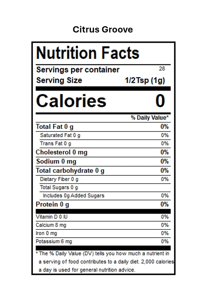 Dak'S Spices Citrus Groove Blend | 100% Salt & Sugar Free | Healthy Seasoning | Msg, Preservative & Potassium Chloride Free | Lo