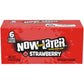 Now & Later Original Taffy Chews Candy, Strawberry, 0.93 Ounce Bar, Pack Of 24