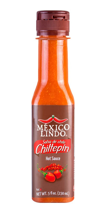 Mexico Lindo Chiltepin Hot Sauce | 14,200 Scoville Level | Traditional Spicy Flavor | 5 Fl Oz Bottle (Pack Of 1)