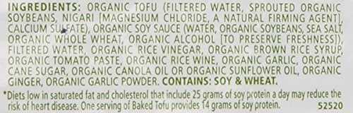 Wildwood, Organic Sproutofu Baked Tofu, Teriyaki, 6 Oz